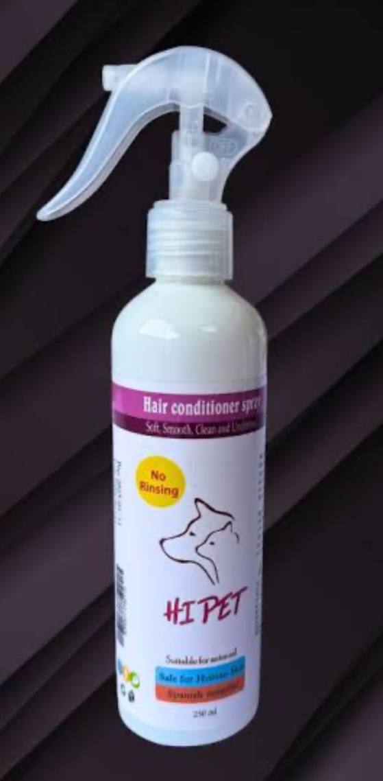 اسپري نرم کننده مو هاي پت گربه و سگ 250ml اسپري نرم کننده مو هاي پت گربه و سگ 250ml