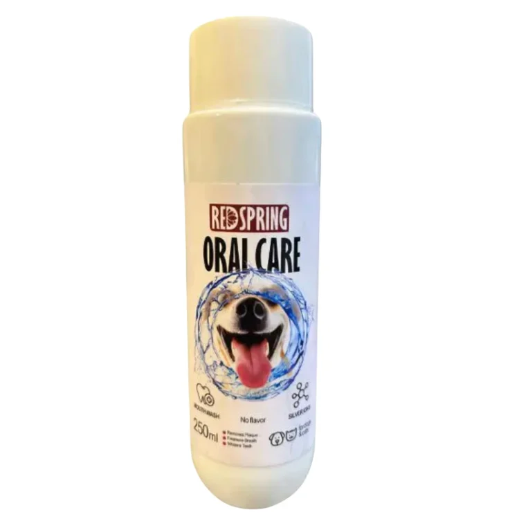دهانشويه سگ و گربه بر پايه نقره رداسپرينگ 250ml