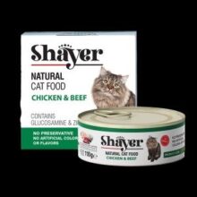 کنسرو گربه نچرال شاير مرغ و گوشت 110g