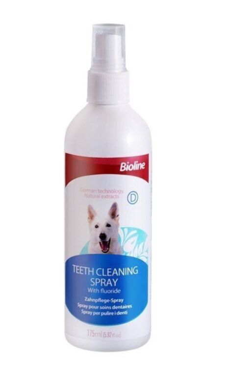 اسپري تميز کننده دندان سگ بايولاين 175ml