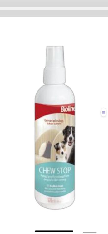 اسپري ضد جويدن سگ بايولاين 120ml